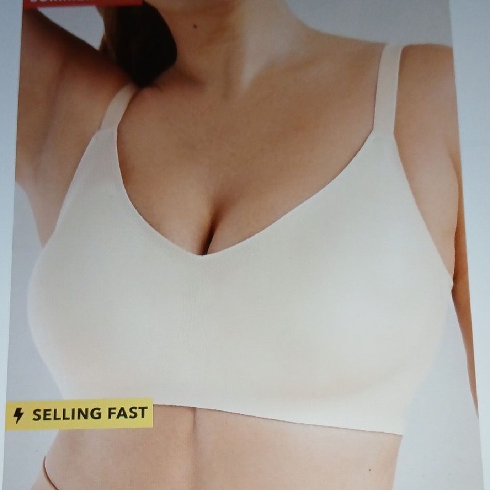 Shapermint Cream Comfort Bra